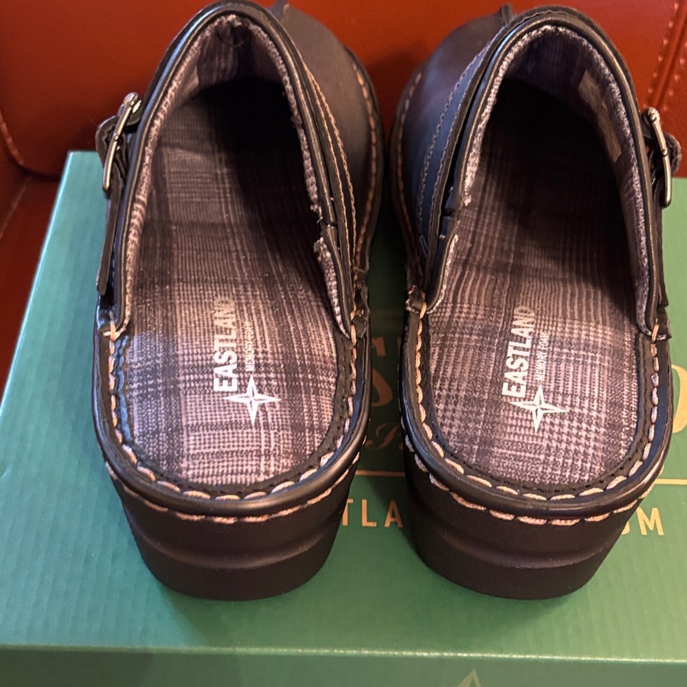 Eastland Black Leather Mules - Picture 4 of 6